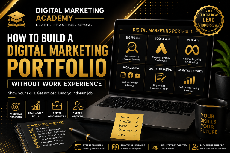 How to Build a Digital Marketing Portfolio Without Work Experience